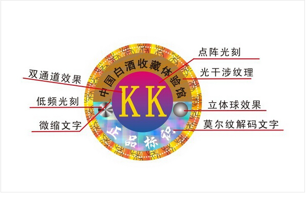 白酒激光防伪标签